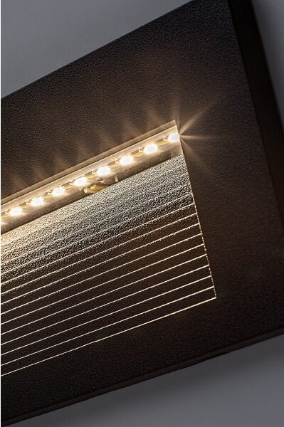 Rabalux 77190 - LED външно стенно осветително тяло KAVALA LED/6W/230V IP65 черно