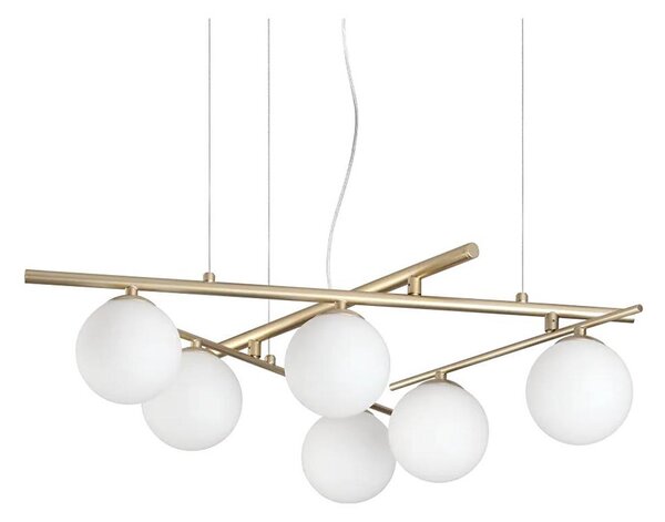 Ideal Lux - LED полилей ATLAS на кабел, 6×G9/3W/230V, златен