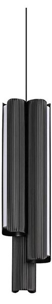 Ideal Lux - Димируема LED висяща лампа на кабел DORICA 3xLED/9W/230V CRI 90, диаметър 9,5 см, черна