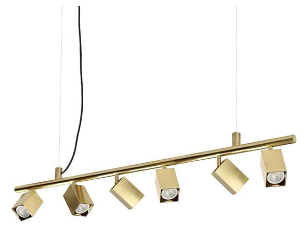Ideal Lux - LED полилей на кабел DYNAMITE 6xGU10/7W/230V CRI 90 месинг