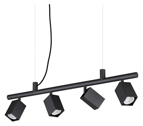 Ideal Lux - LED полилей на кабел DYNAMITE 4xGU10/7W/230V CRI 90 черен