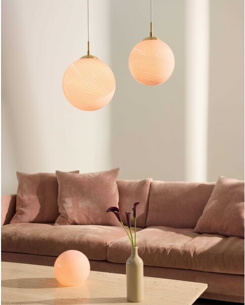 Halo Design 748815 - Настолна лампа CANDY 1xE14/25W/230V Ø 20 см, розова