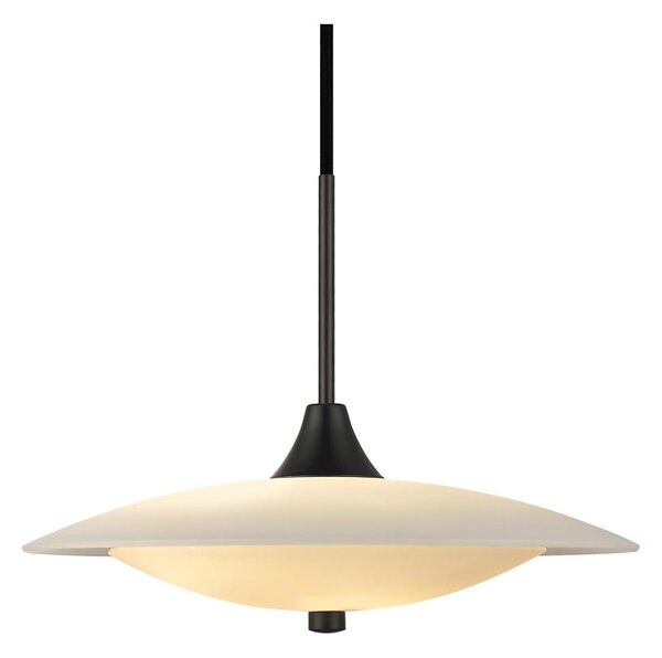 Halo Design 991300 - Полилей на кабел BARONI 2xG9/18W/230V, диаметър 40 cm, бял/черен