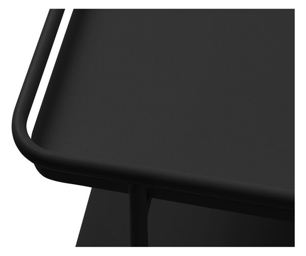Черна метална масичка за кафе 55x110 cm Yuba – Unique Furniture