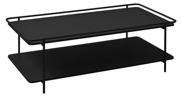 Черна метална масичка за кафе 55x110 cm Yuba – Unique Furniture