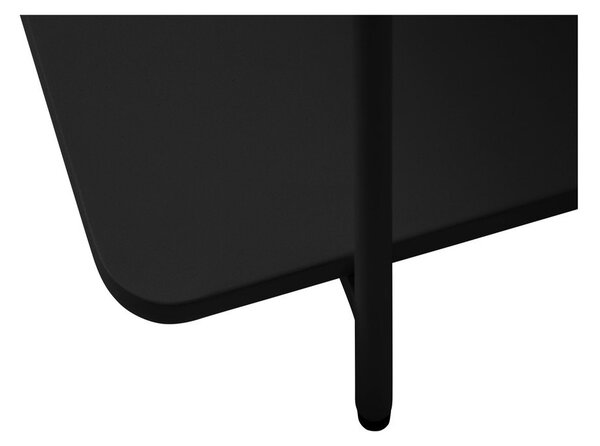 Черна метална масичка за кафе 55x110 cm Yuba – Unique Furniture