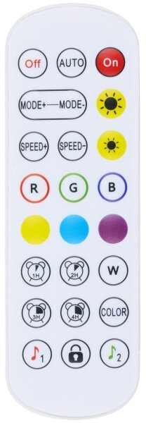Grundig - LED RGB димируема подова лампа LED/5W/5V + дистанционно управление