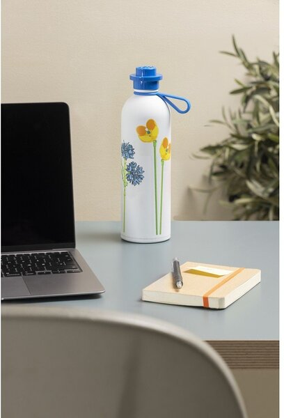 Бял/син детски термос 560 ml Meadow Flowers – LEGO®