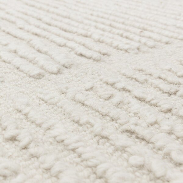 Ръчно изработен вълнен килим в цвят слонова кост 120x170 cm Zennith Column – Asiatic Carpets