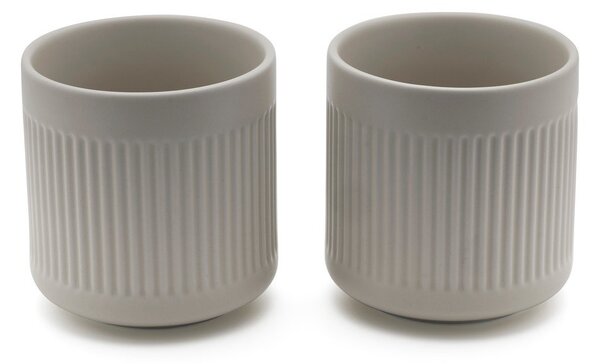 Сиви порцеланови чаши в комплект от 2 бр. 300 ml Skagen – Bredemeijer