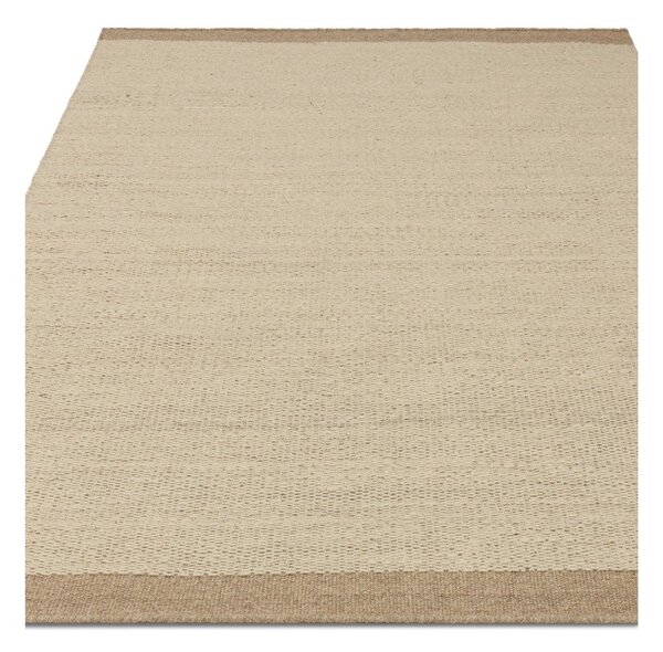Бежов/кремав ръчно изработен вълнен килим 120x170 cm Lima Sand – Asiatic Carpets