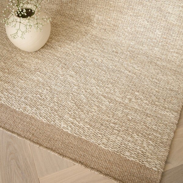 Бежов/кремав ръчно изработен вълнен килим 120x170 cm Lima Sand – Asiatic Carpets