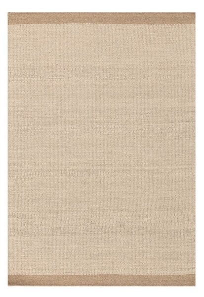 Бежов/кремав ръчно изработен вълнен килим 120x170 cm Lima Sand – Asiatic Carpets