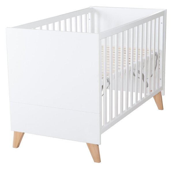 Бяло детско креватче 60x120 cm Léon – Roba