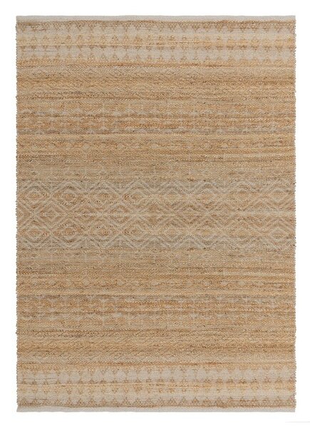 Ръчно изработен килим със смес от юта в естествен цвят 120x170 cm Asher Natural – Asiatic Carpets