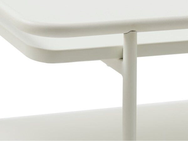 Светлосива метална масичка за кафе 55x110 cm Yuba – Unique Furniture