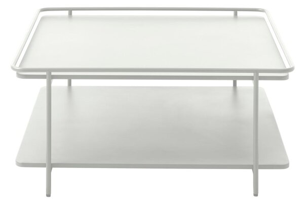 Светлосива метална масичка за кафе 75x75 cm Yuba – Unique Furniture