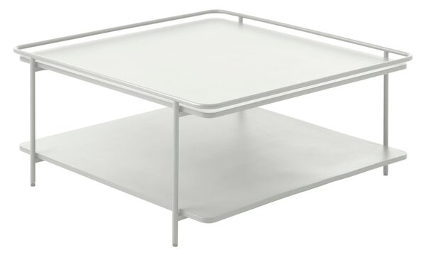 Светлосива метална масичка за кафе 75x75 cm Yuba – Unique Furniture