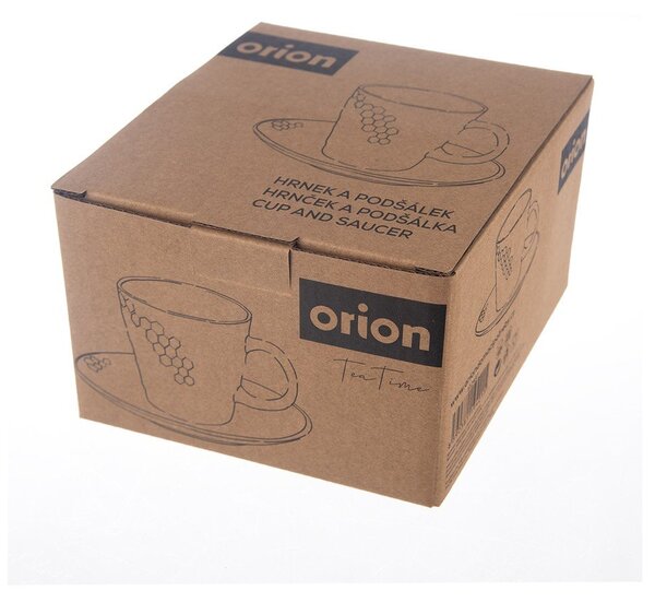 Черна керамична чаша за капучино 250 ml Tea Time – Orion