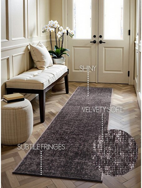 Кафява пътека 80x250 cm Prisma – Elle Decoration