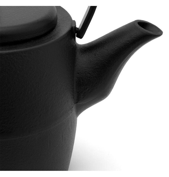 Черен чугунен чайник с цедка 1,2 l Kobe – Bredemeijer