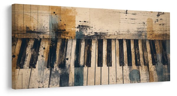 Картина на платно – Музикална хармония в цветове