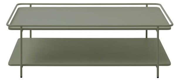 Зелена метална масичка за кафе 55x110 cm Yuba – Unique Furniture