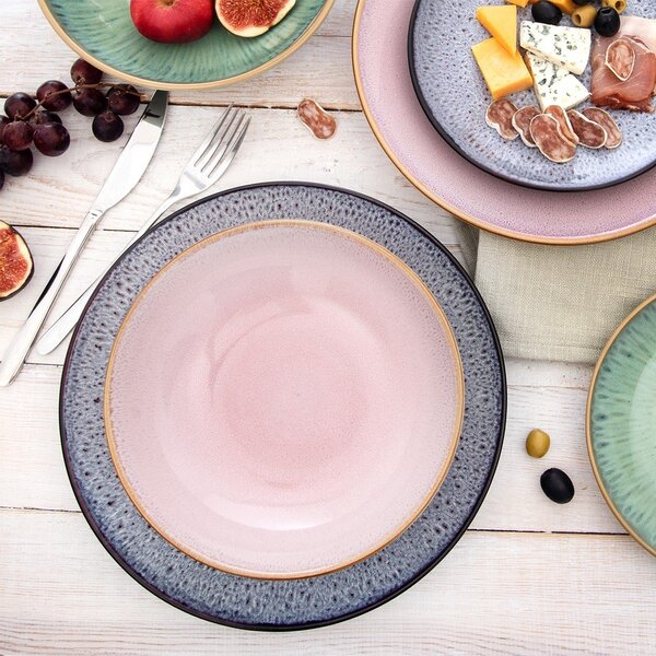 Лилава керамична чиния ø 27 cm Glaze – Orion