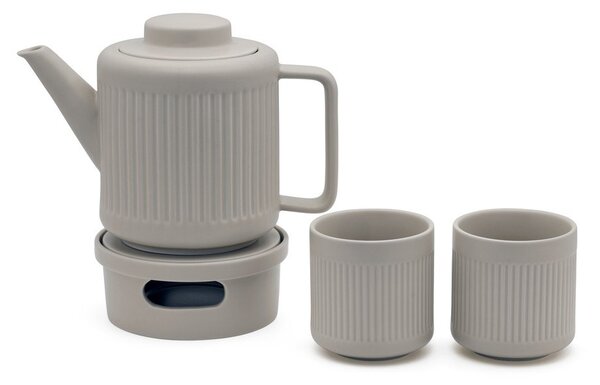 Сив порцеланов чайник с цедка 1,2 l Skagen – Bredemeijer