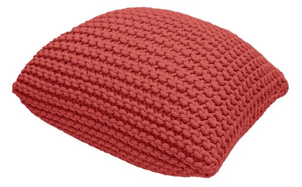 Червена плетена табуретка Knit – Bonami Essentials