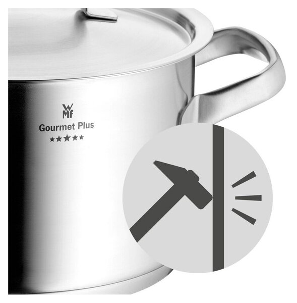 Комплект съдове от неръждаема стомана 7 бр. Gourmet – WMF