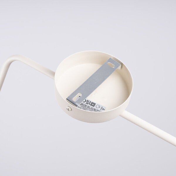 Кремава стенна лампа за контакт ø 14 cm Zylo – Sollux