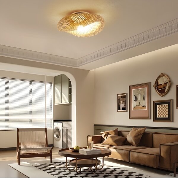 Immax 08298L - Таванно осветително тяло BOHO HILO 1xE27/40W/230V, Ø 60 см
