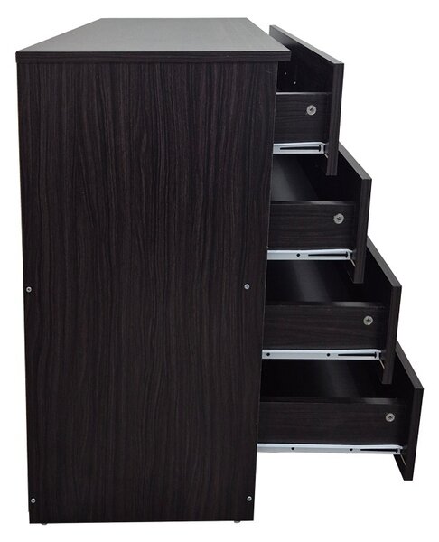 Шкаф с чекмеджета, Athos, Wenge, 80x40x79 см