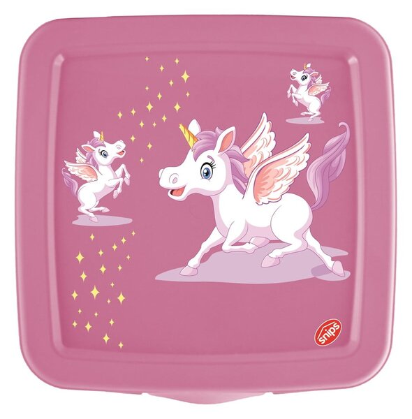 Розова детска кутия за храна Unicorn – Snips