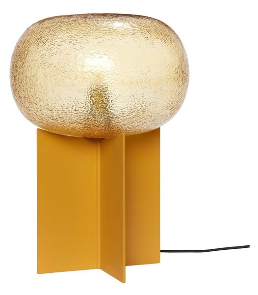 Оранжева настолна лампа със стъклен абажур (височина 36 cm) Podium – Hübsch