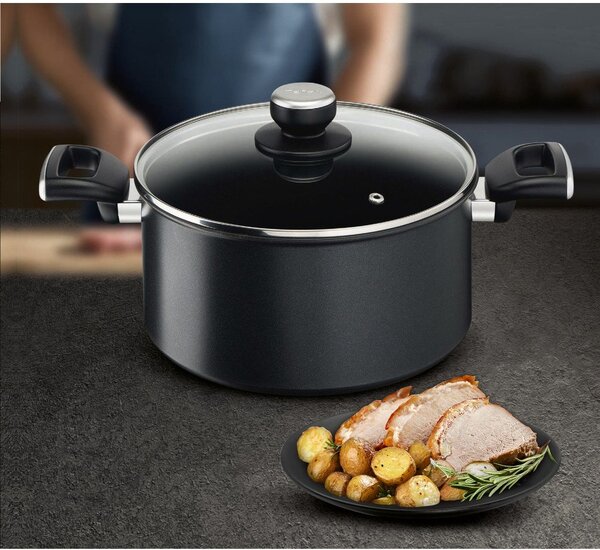 Тенджера с капак и незалепващо покритие 5,2 l Unlimited G2554672 – Tefal
