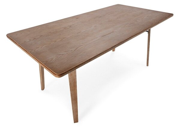 Трапезна маса с дъбов плот 90x180 cm Lujan – MOME