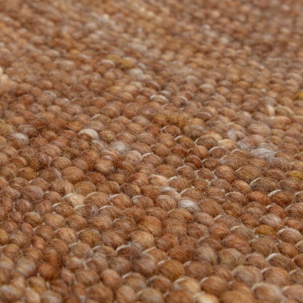 Теракотен двустранен ръчно изработен килим със смес от вълна 160x230 cm Birkdale Rust – Asiatic Carpets