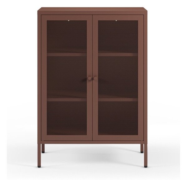 Бордо метално шкафче 70x100x40 cm Fayna – Marckeric