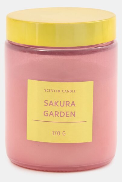 Sinsay - Ароматна свещ Sakura Garden - пастелнорозово