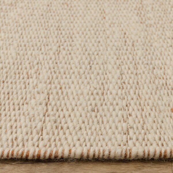 Кремав/теракотен ръчно изработен вълнен килим 120x170 cm Lima Rust – Asiatic Carpets