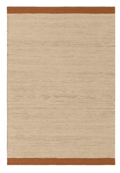 Кремав/теракотен ръчно изработен вълнен килим 120x170 cm Lima Rust – Asiatic Carpets