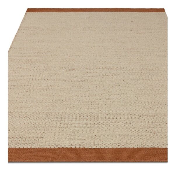 Кремав/теракотен ръчно изработен вълнен килим 120x170 cm Lima Rust – Asiatic Carpets