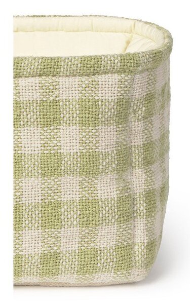 Светлозелена текстилна детска кошница за играчки 30x20x20 cm Swan Matcha – Lorena Canals