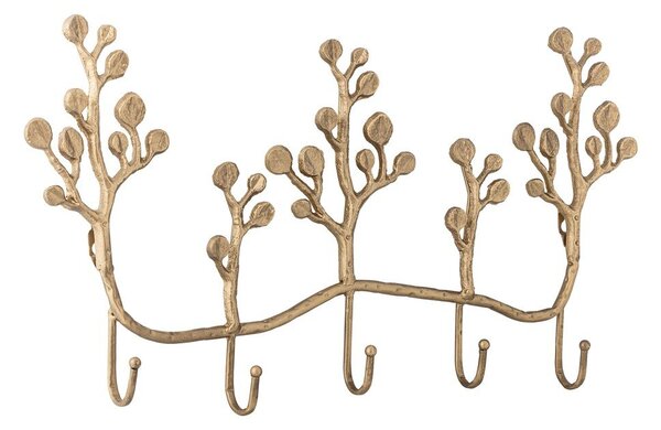 Метална стенна закачалка в златист цвят 57 cm Padova – Bloomingville
