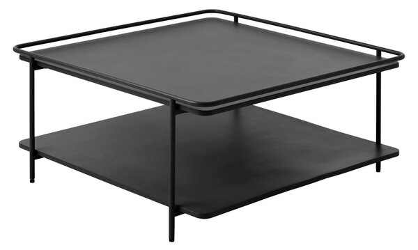 Черна метална масичка за кафе 75x75 cm Yuba – Unique Furniture