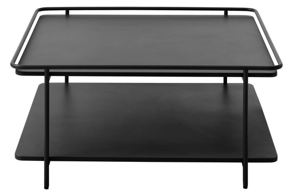 Черна метална масичка за кафе 75x75 cm Yuba – Unique Furniture