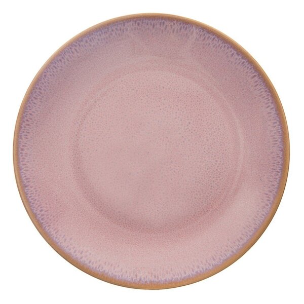 Розова десертна керамична чиния ø 20,5 cm Glaze – Orion