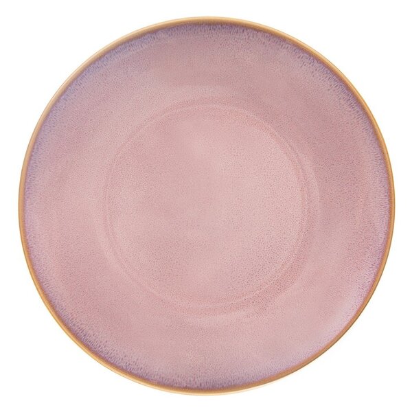 Розова керамична чиния ø 27 cm Glaze – Orion
